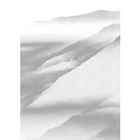 Papier peint panoramique Komar White Noise Montain L.2 m x l.280 cm