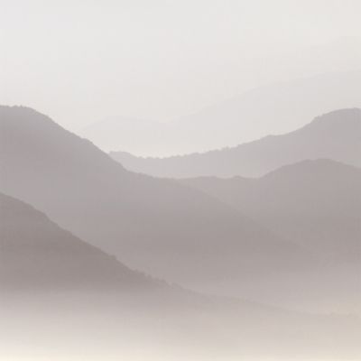 Papier peint panoramique Misty Mountains Beige 170x250cm