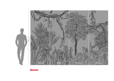Papier peint panoramique sur intissée de Komar - Blanca - Taille: 400 x 280 cm