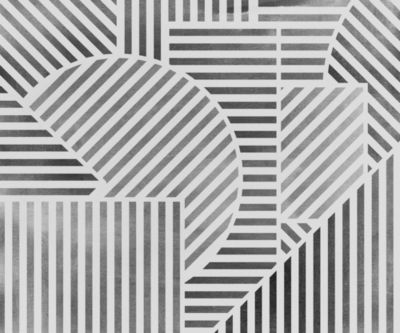 Papier peint panoramique sur intissée de Komar - Jeux de Lignes - Taille: 300 x 250 cm