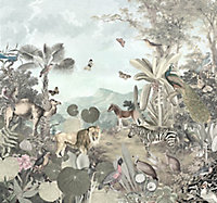 Papier Peint panoramique sur intissé Zoo 300 x 250 cm