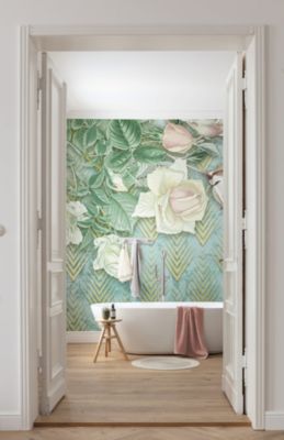 Papier Peint panoramique sur intissé Rose Poem 200 x 250 cm