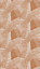Papier peint panoramique vinyle intissé à coller formes géométriques traits cuivre L.8 4 x l.159cm