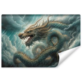 Papier Peint Photo INTISSE Dragon Chinois Pour Chambre D'Adolescent 520cm x 318cm