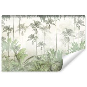 Papier Peint Photo Pour Chambre FORET TROPICALE Plantes 270cm x 180cm