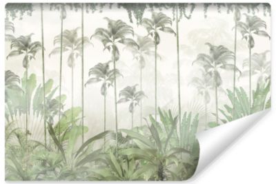 Papier Peint Photo Pour Chambre FORET TROPICALE Plantes 90cm x 60cm