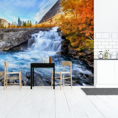 Papier Peint Photo Pour La Chambre CHUTE D'Eau Paysage 3D 300cm x 210cm