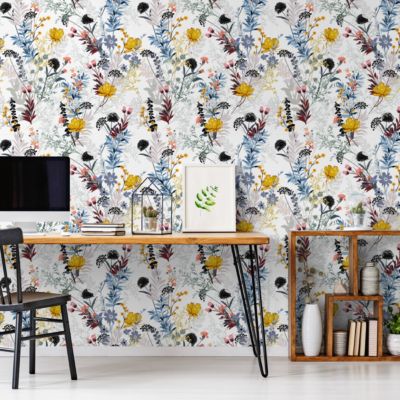 Papier Peint Pour La Chambre FLEURS Colorés Style Slave