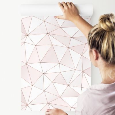 Papier Peint Pour La Chambre MOTIF Géométrique Lignes