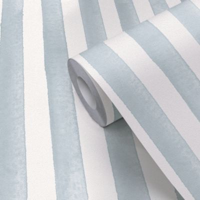 Papier peint pré-encollé vinyle à rayures Easy Roll GoodHome Satori rayures bleu l.53 x H.1005 cm