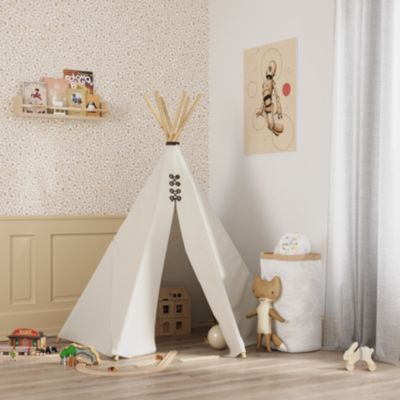Papier peint pré-encollé vinyle Easy Roll GoodHome Coquille Pois beige l.53 x H.1005 cm