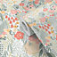 Papier peint pré-encollé vinyle intissé Easy Roll GoodHome Aristea multicolore l.53 x H.1005 cm
