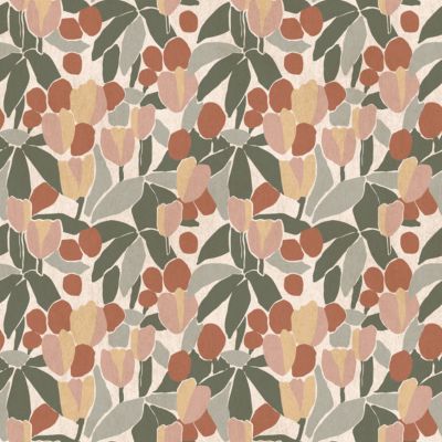 Papier peint pré-encollé vinyle intissé Easy Roll GoodHome Bahulu multicolore l.53 x H.1005 cm