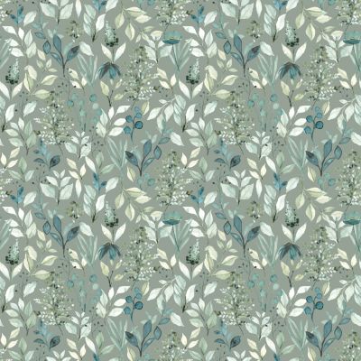 Papier peint pré-encollé vinyle intissé fleuri Easy Roll GoodHome Begonia vert l.53 x H.1005 cm