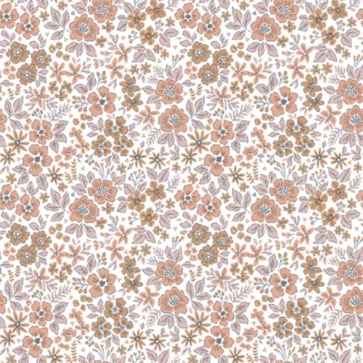 Papier peint pré-encollé vinyle intissé fleuri rose Easy Roll GoodHome Lovko l.53 x H.1005 cm