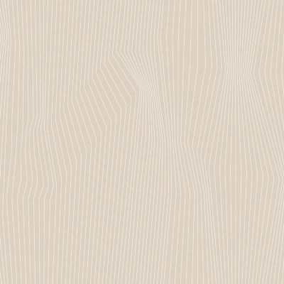 Papier peint pré-encollé vinyle intissé géométrique Easy Roll GoodHome Barlow beige l.53 x H.1005 cm