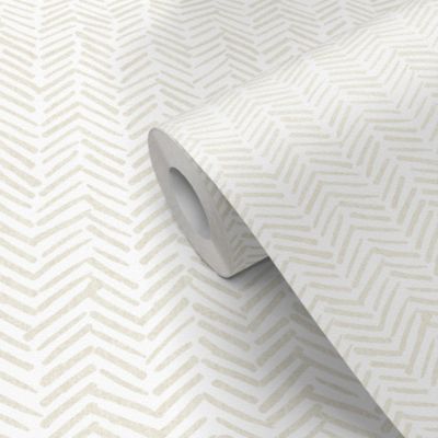 Papier peint pré-encollé vinyle intissé géométrique Easy Roll GoodHome Blasie beige l.53 x H.1005 cm