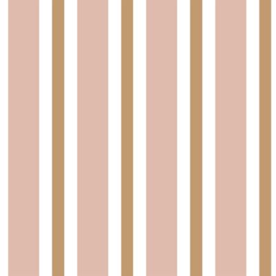 Papier peint pré-encollé vinyle intissé rayures rose Easy Roll GoodHome Penrose l.53 x H.1005 cm