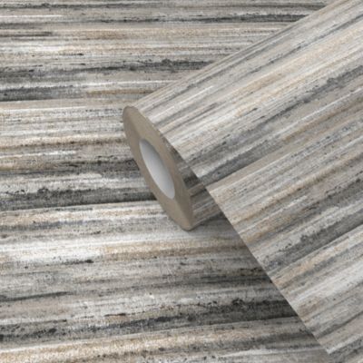 Papier peint pré-encollé vinyle intissé uni Easy Roll GoodHome Arreton gris l.53 x H.1005 cm