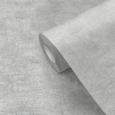 Papier peint pré-encollé vinyle intissé uni Easy Roll GoodHome Bagatelle gris l.53 x H.1005 cm