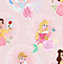 Papier peint Princesses Pastel Disney L.1000 x l.53cm rose