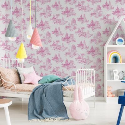 Papier peint support papier Princesse Disney L.1005 x l.52cm rose