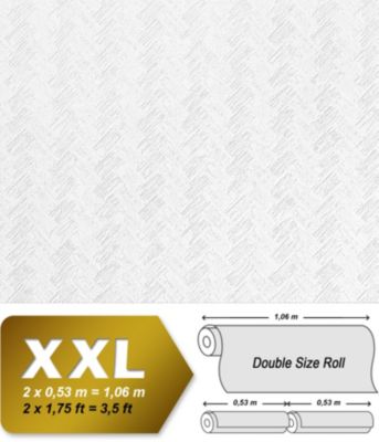 Papier peint texturé EDEM 83103BR70 papier peint intissé texturé à l'aspect de pierre mat blanc