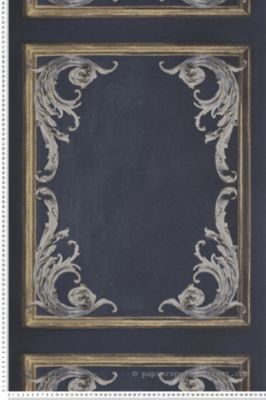 Papier peint Trompe l'oeil Bleu Rêverie Montecolino