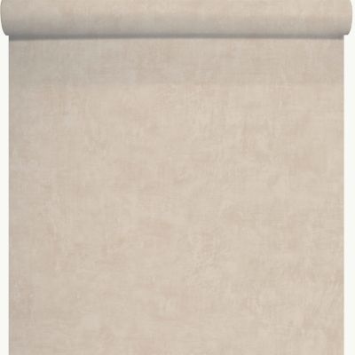 Papier peint uni Tadelakt Lutèce beige