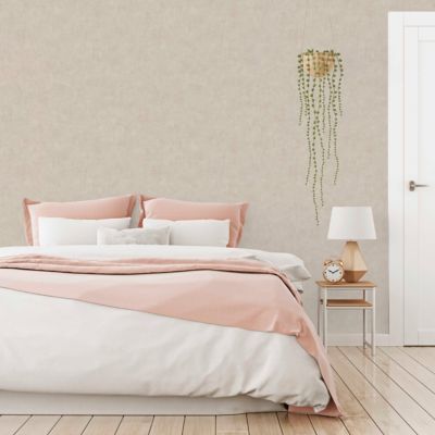 Papier peint uni Tadelakt Lutèce beige