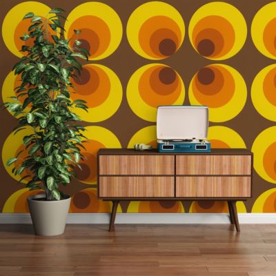 Papier peint Vintage Jaune Pintwalls 2 A.S. Création