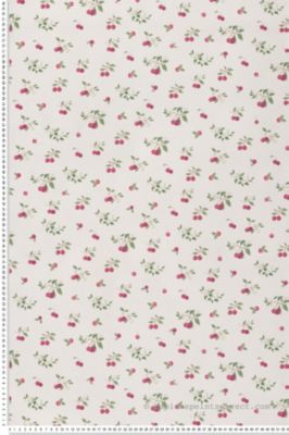 Papier peint Vintage Rose Cuisines & Bains Lutèce