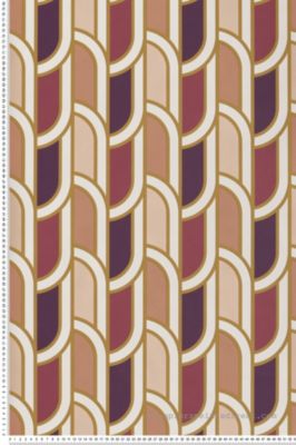 Papier peint Vintage Violet Villa Rosalie Lutèce
