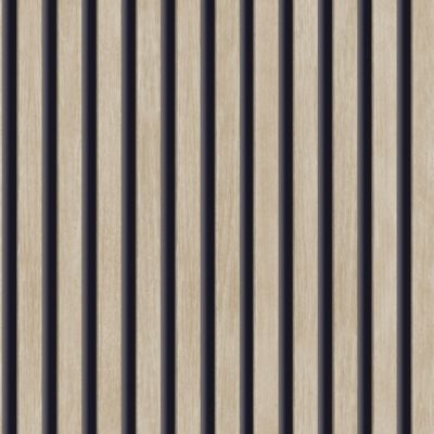Papier peint vinyle expansé intissé effet lattes de bois clair L.1005 x l.53cm Grandeco
