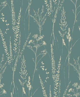 Papier peint vinyle expansé intissé Grandeco Halm Grass celadon