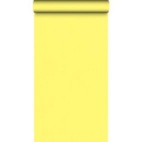 Papier peint vinyle expansé sur intissé Superfresco Easy uni jaune
