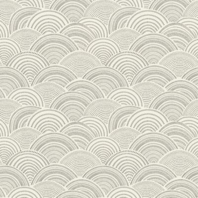 Papier peint vinyle grainé sur intissé Edmond blanc L.1,01 x 0,53m Rasch