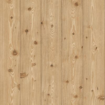 Papier peint vinyle grainé sur intissé effet lattes de bois marron L.1,01 x 0,53m Rasch
