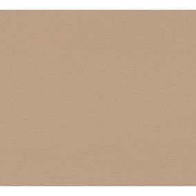 Papier peint vinyle grainé sur intissé effet mat uni Antigua As Creation L.1005 x l. 53 cm saumon