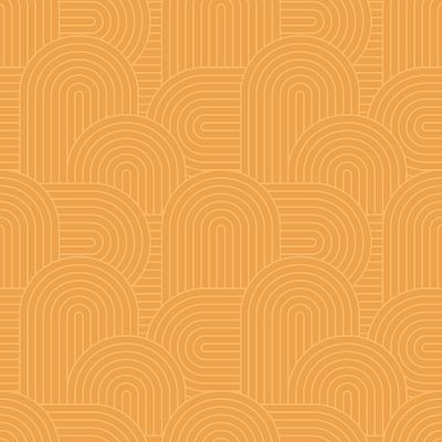 Papier peint vinyle intissé arche géométrique GoodHome jaune L.10m x l.53cm