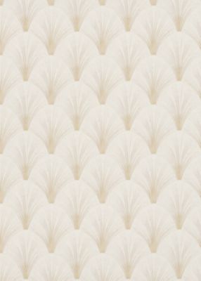 Papier peint vinyle intissé art déco beige, or L.1005 x l.53cm, Erismann Avantgarde