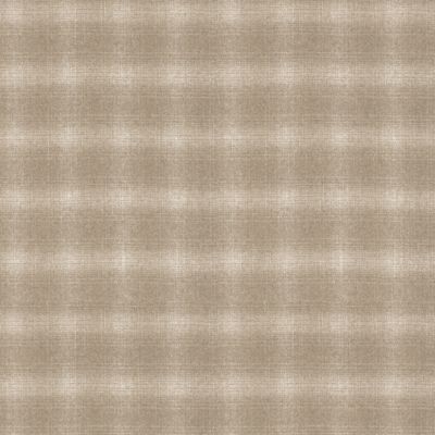 Papier peint vinyle intissé Bensimon tissu ecossais beige L.1005 x l.53cm Lutèce