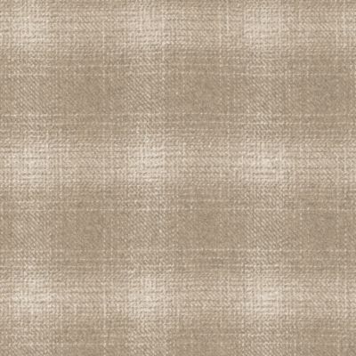 Papier peint vinyle intissé Bensimon tissu ecossais beige L.1005 x l.53cm Lutèce