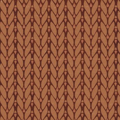 Papier peint vinyle intissé Bensimon tricot terracotta L.1005 x l.53cm Lutèce