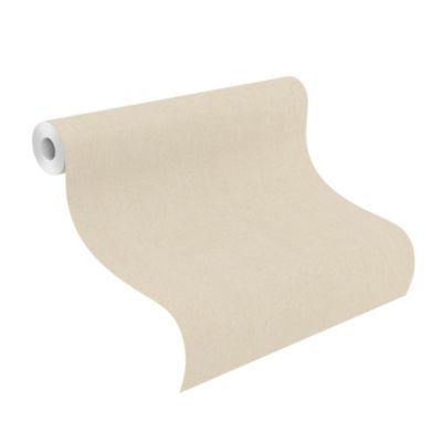 Papier peint vinyle intissé expansé pointe beige L.1001 x l.53cm Rasch