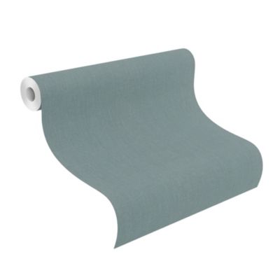 Papier peint vinyle intissé expansé pointe vert sauge L.1001 x l.53cm Rasch