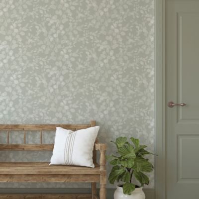 Papier peint vinyle intissé feuilles silouhette L. 1005 x l. 53 cm Superfresco Easy