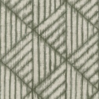 Papier peint vinyle intissé géométrique Nomade vert L.1005 x l.53cm Lutèce