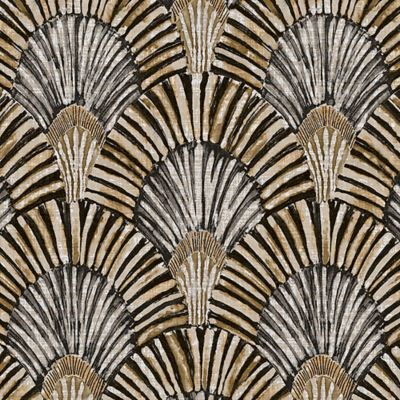 Papier peint Vinyle Intissé GoodHome Ametri noir