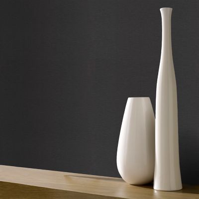 Papier peint Vinyle Intissé GoodHome Arceau gris anthracite